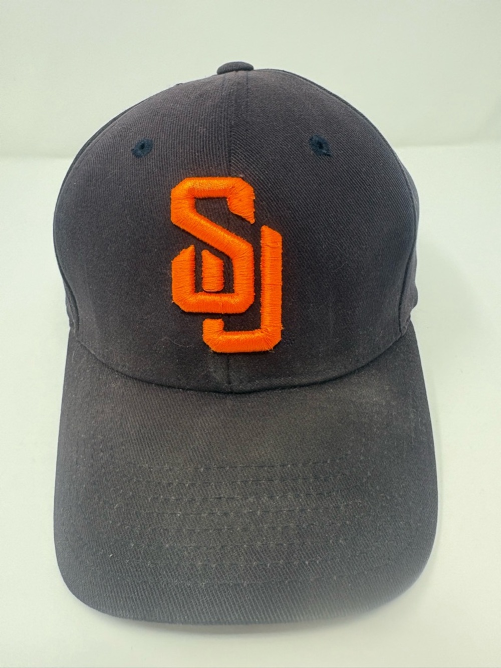 Vintage Syracuse University Embroidered Strapback Hat Orange Otto 80s 90s